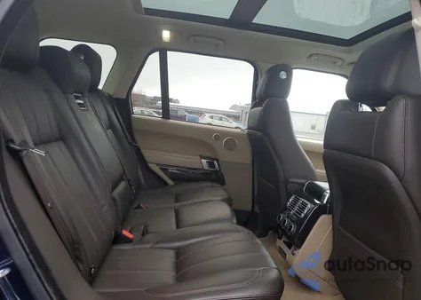 2016 Land Rover Range Rover Supercharged from USA, damaged, VIN SALGS2EF8GA250536